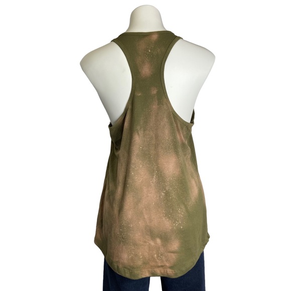 I Hate Pumpkin Spice Tank Graphic Racerback Bleach Dye Fall Autumn Top XXL - Picture 7 of 10